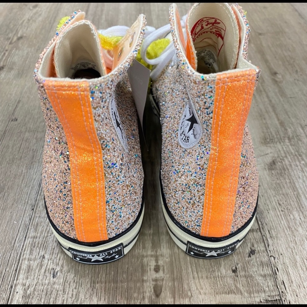 Converse X J.W. Anderson Glitter Hightop Shoes - Picture 6 of 15